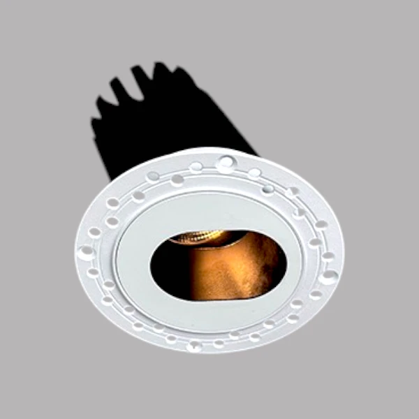 Elliptical Trimless Downlight , Micro-Prismatic Downlight , Warm White Hotel Lighting Supplier | Sincerelux